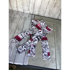 Pre-owned  Bottoms | Cozy Creations Graffiti Leggings Size 3T(M)